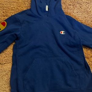 Blue champion sweater!